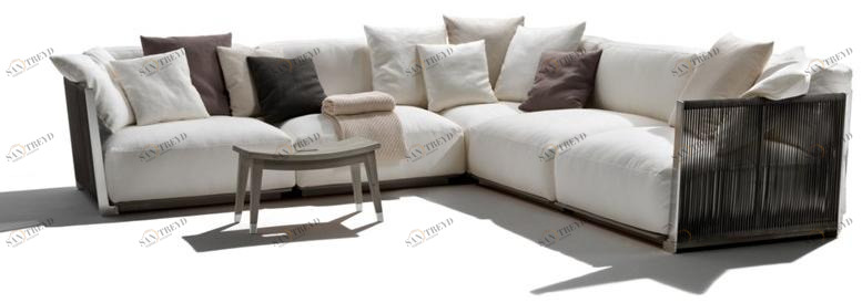 Flexform Модульный уличный диван из ткани Vulcano sun-id-1385422