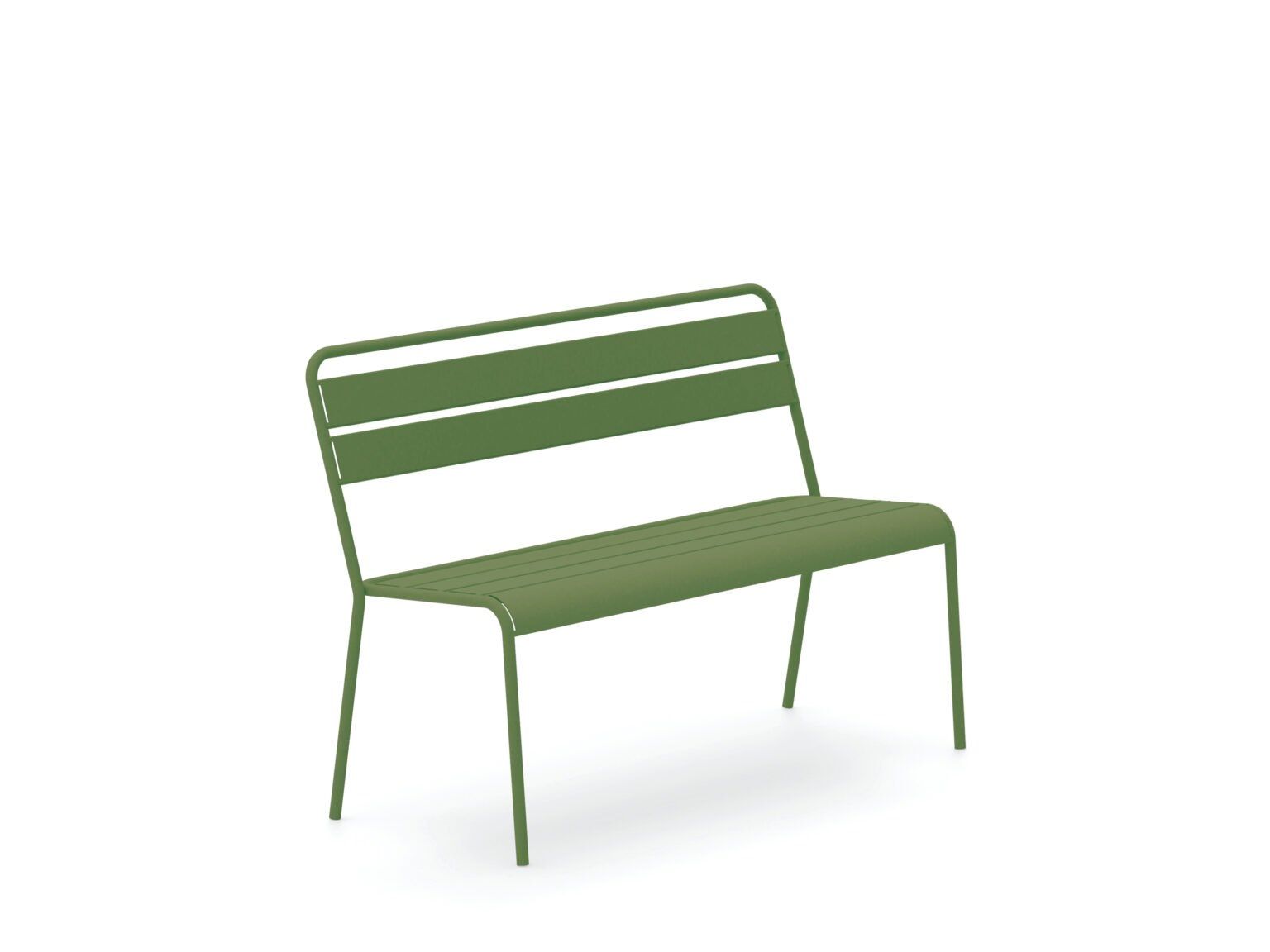 Металлическая штабелируемая садовая скамейка со спинкой Vermobil ARCH-00126375 - Вид №10