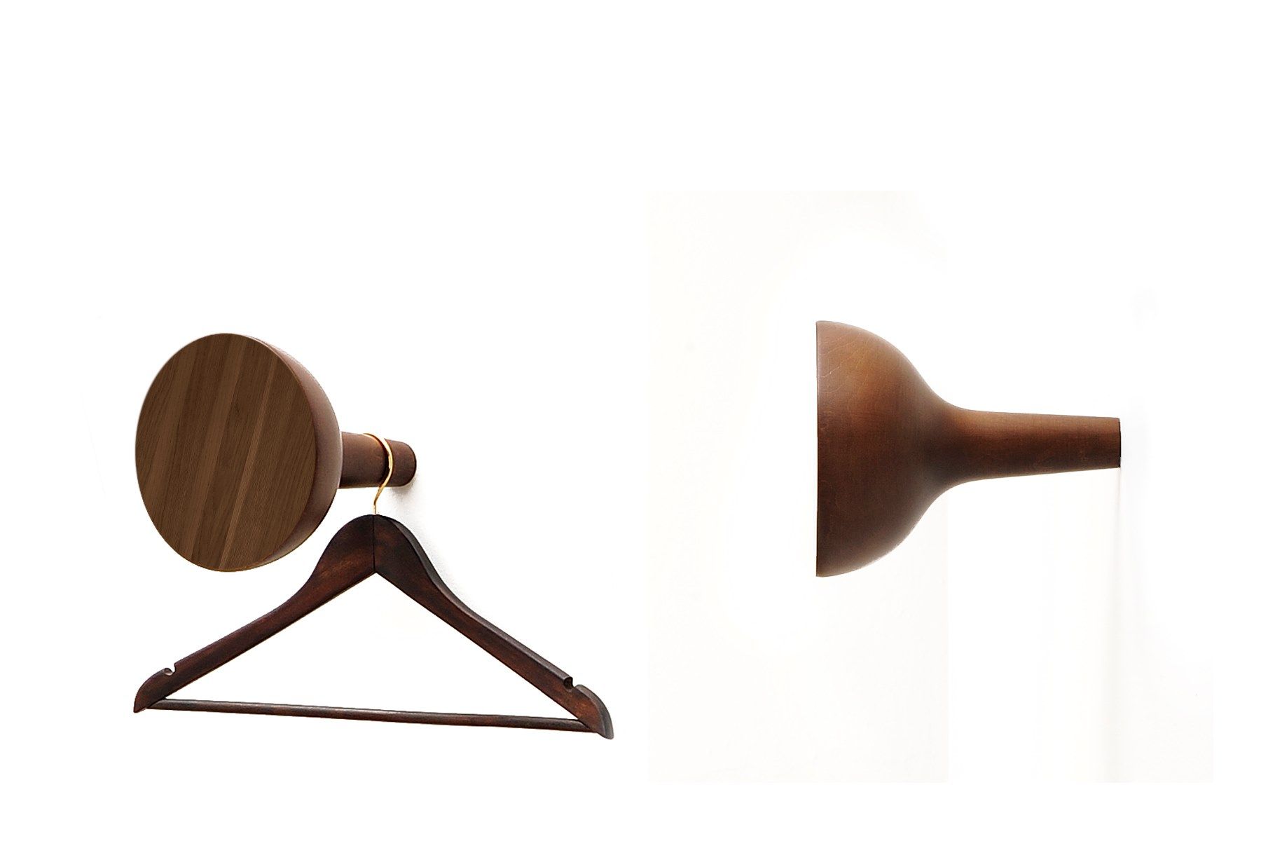 Деревянная настенная вешалка NOMON ARCH-00052117