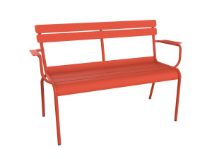 Алюминиевая садовая скамейка со спинкой