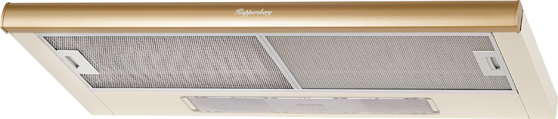 SLIMLUX II 90 Bronze Встраиваемая вытяжка, ширина 90 см, отвод/рециркуляция, 550 м3/час, механическое управление, 3 скорости, освещение 2х40 вт, металлические жироулавливающие фильтры, угольный фильтр с3с (опция), 38-54 дб, цвет бежевый/бронза (португалия Santreyd 