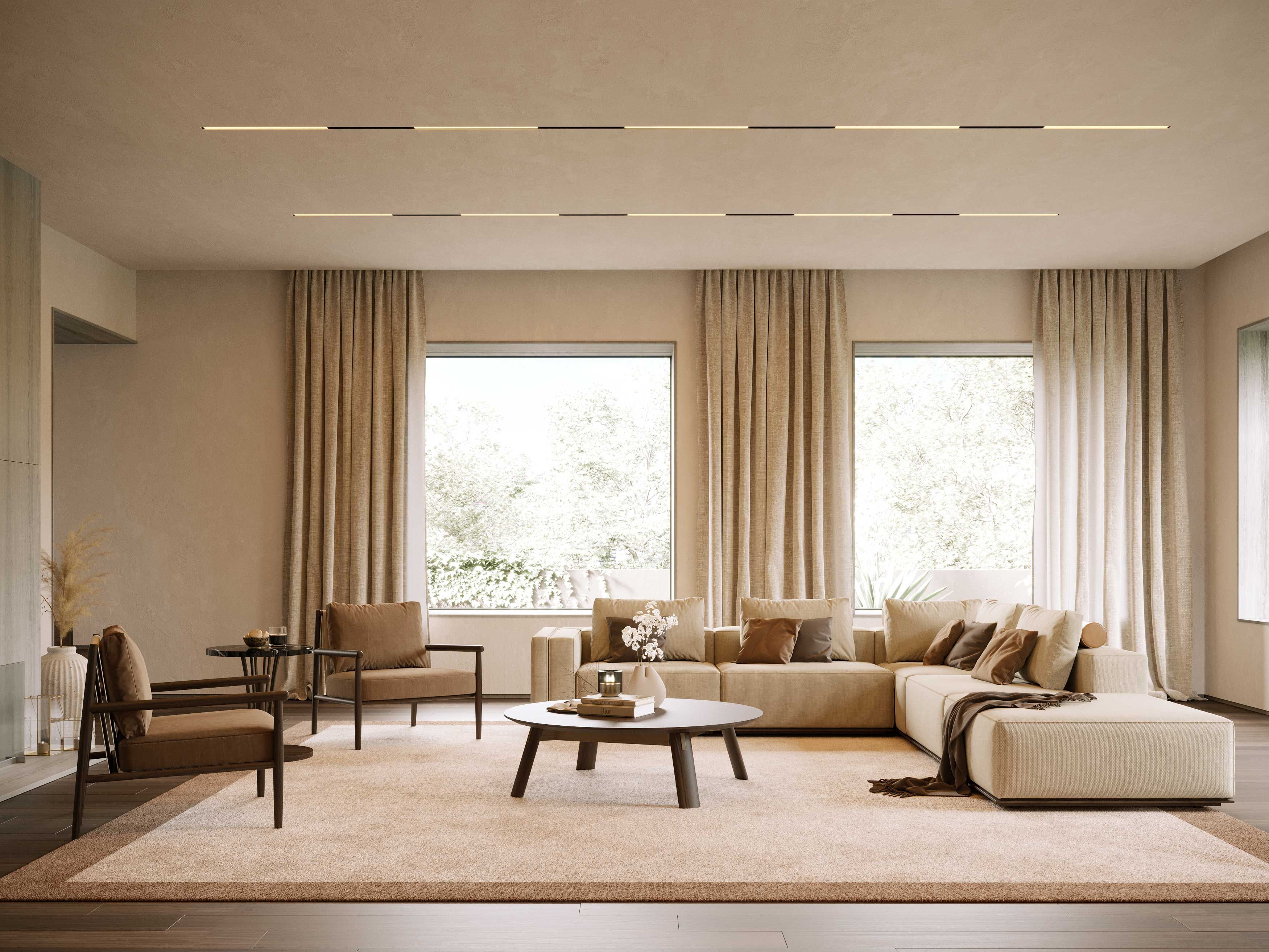 Угловой диван из ткани Stylish Club Landform ARCH-00120997 - Вид №15