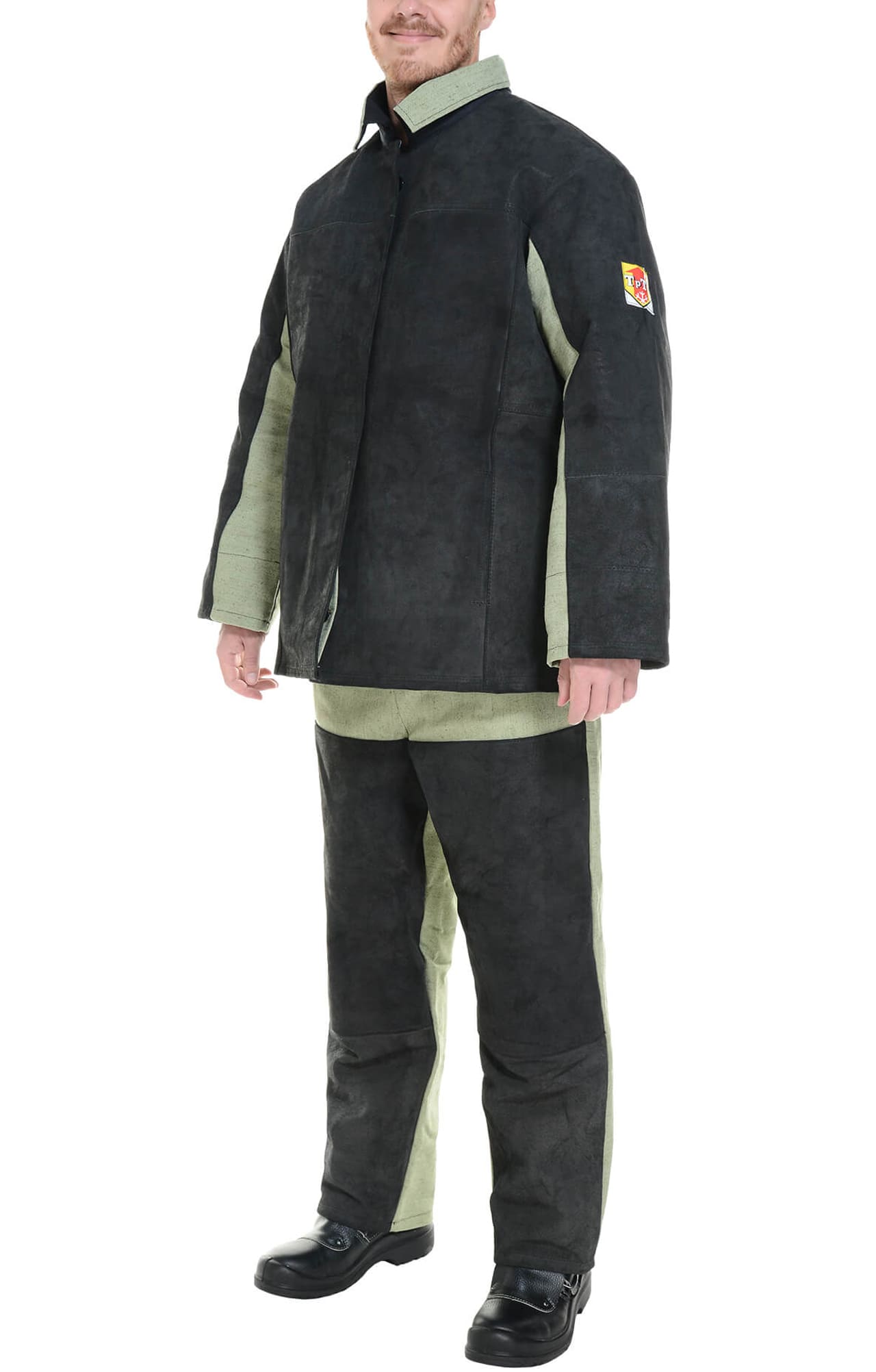 68911 Костюм брезентовый комбинированный cпилком со съемным утеплителем  Одежда для сварщиков  размер 52-54/170-176 Спецодежда  - Вид №7