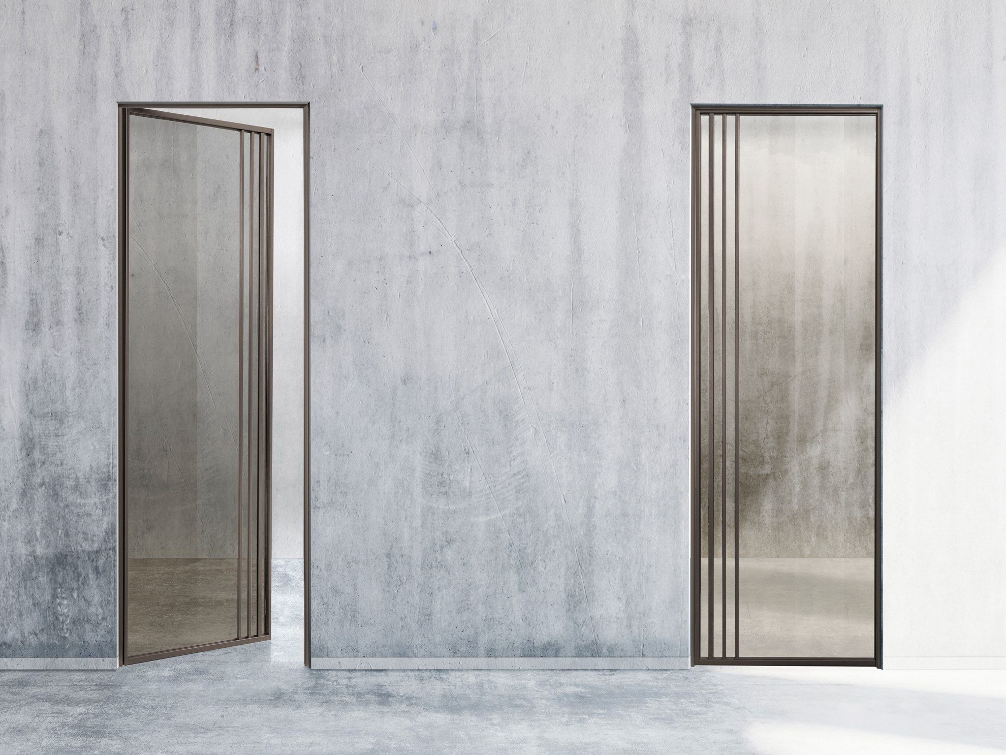 Стеклянная дверь BARAUSSE стеклянные и алюминиевые двери ARCH-00098718 - Вид №1