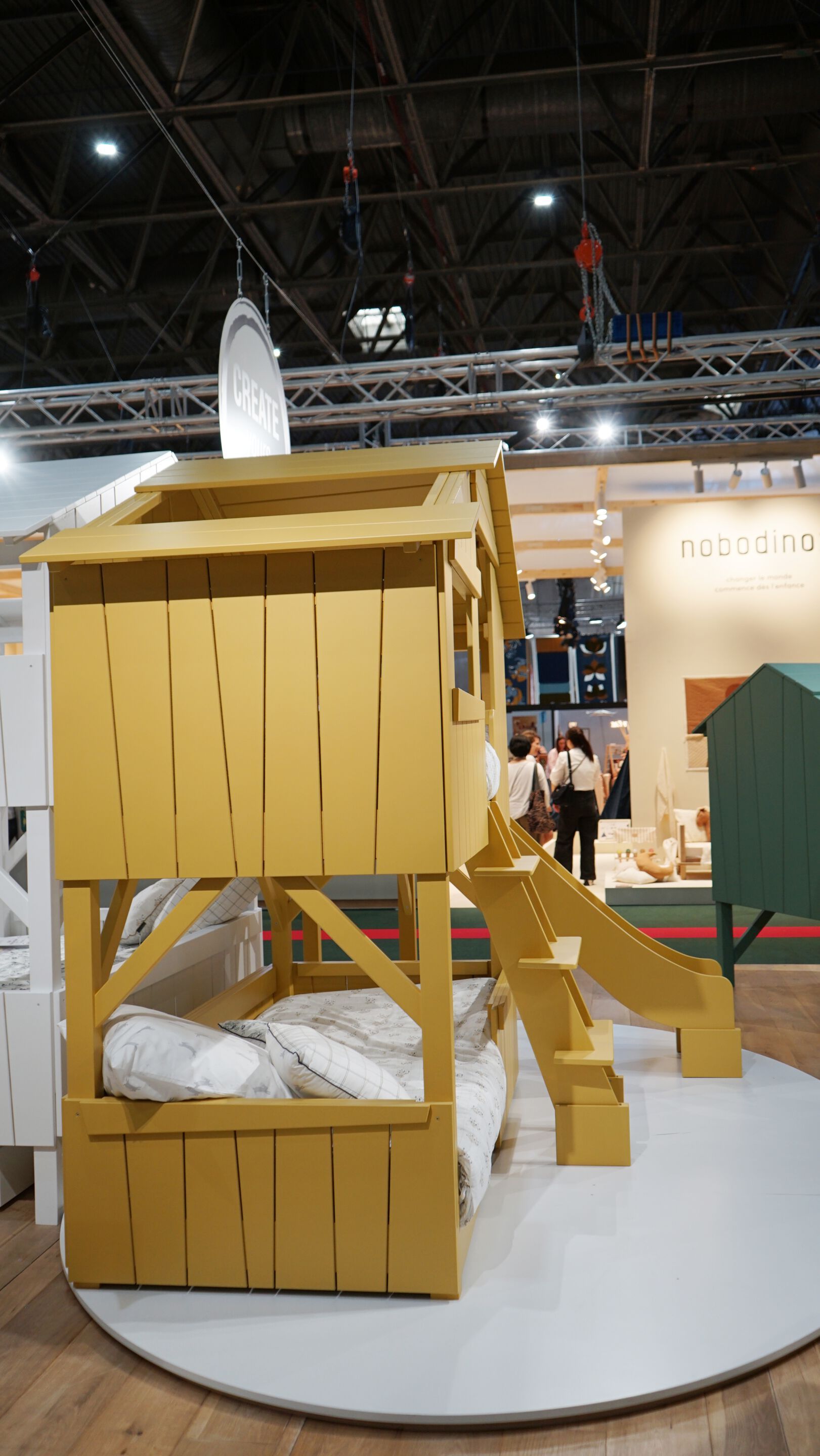 Двухъярусная кровать из МДФ с горкой и платформой Mathy by Bols TREEHOUSE BEDS &amp ARCH-00002332 - Вид №3