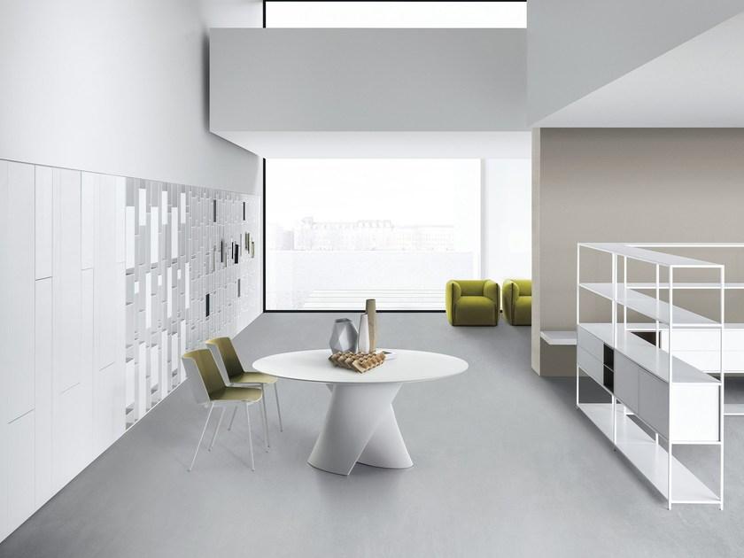 MDF Italia Круглый стол из cristalplant® sun-id-1464257 - Вид №1