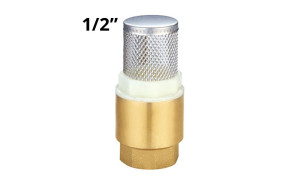 6060 Обратный клапан с сеткой 1/2" латунь LAB.Space