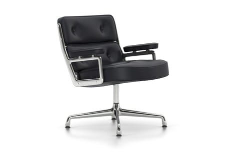 Вращающееся кресло с кожаными спицами VITRA Lobby Chair ARCH-00068846 - Вид №20