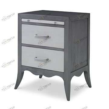 Тумбочка 17592-830-010 Beatrix Nightstand - Ash Grey / Linen Ambella 