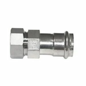 Муфта разборная H-пресс 15 x 1/2" нержавеющая сталь IBP