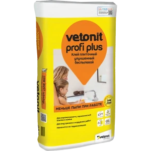 Клей для плитки Vetonit Profi Plus 25 кг