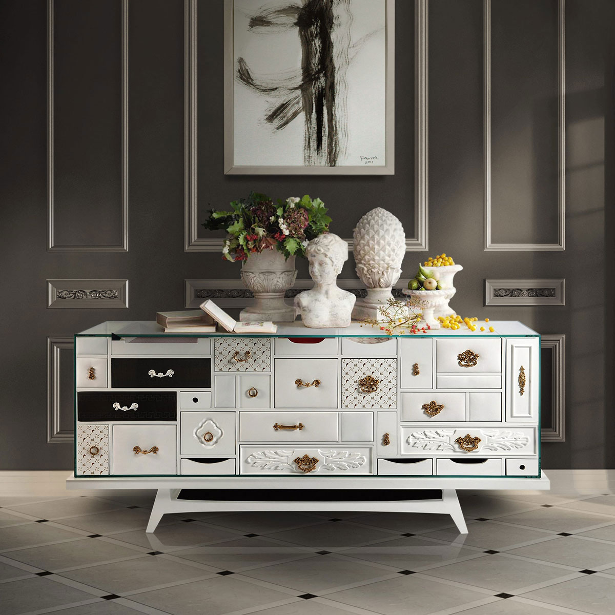 Серванты Mondrian Sideboard Covethouse BOCA DO LOBO  - Вид №3