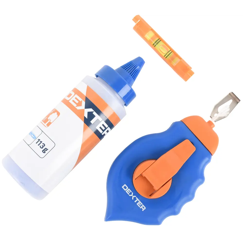 Набор Dexter, шнур разметочный 30 м и порошок красящий, 113 г STLM-2113857 - Вид №1