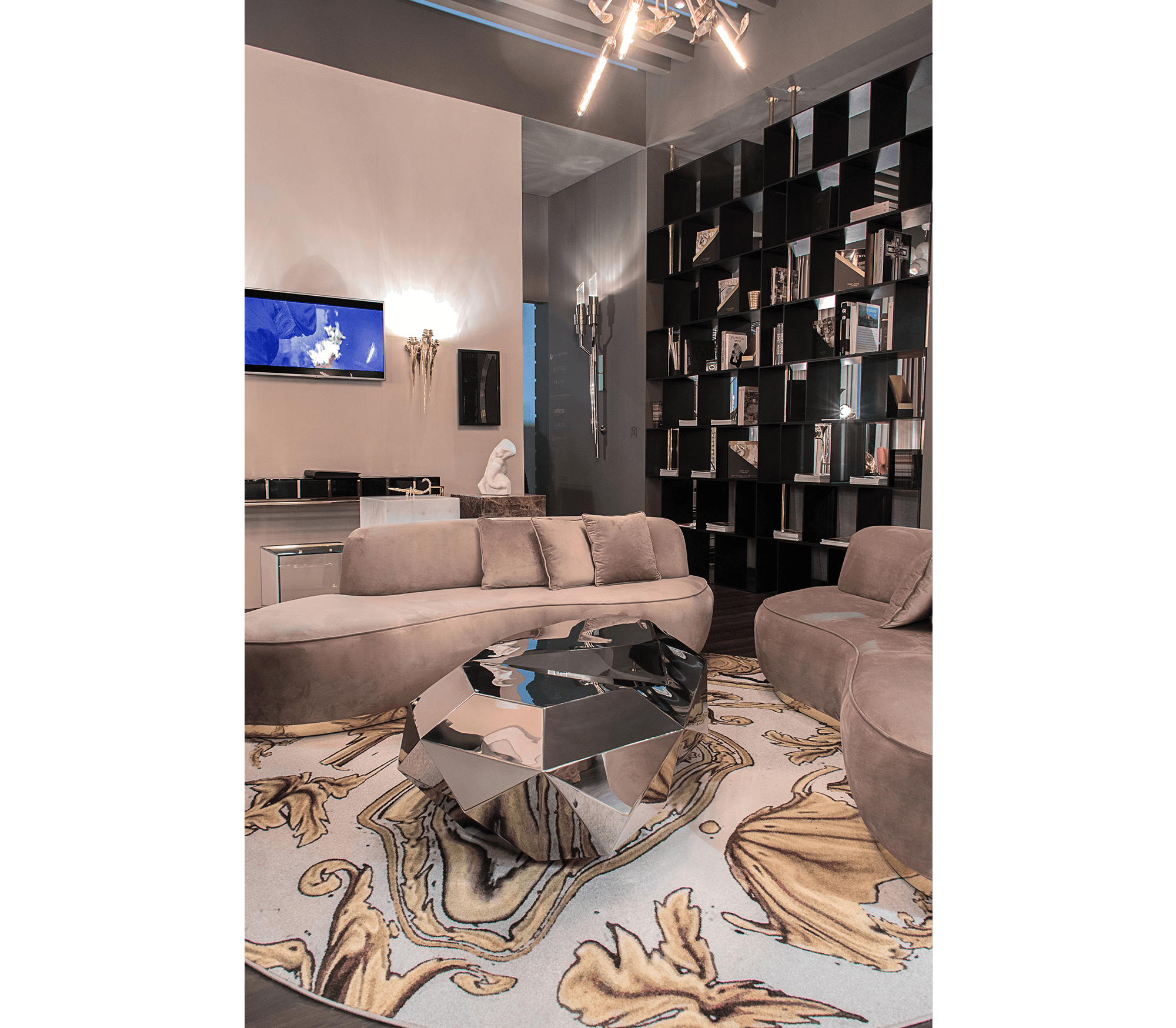 0-013 Алмазный центральный стол Boca Do Lobo  - Вид №4