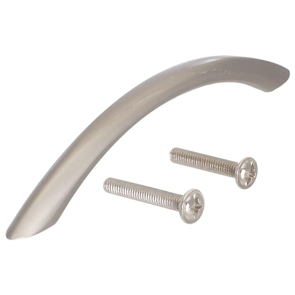 Мебельная ручка-скоба RS008SN 96 мм матовый никель BOYARD STLM-2167737