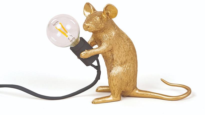 Seletti Светодиодная настольная лампа из смолы Mouse lamp sun-id-1347919 - Вид №1