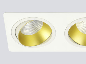 Несколько светодиодных утопленных прожекторов