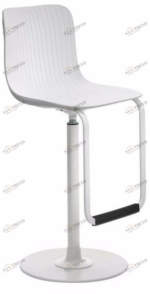 Segis Высокий табурет из полипропилена со спинкой и подставкой для ног Dragonfly G0024