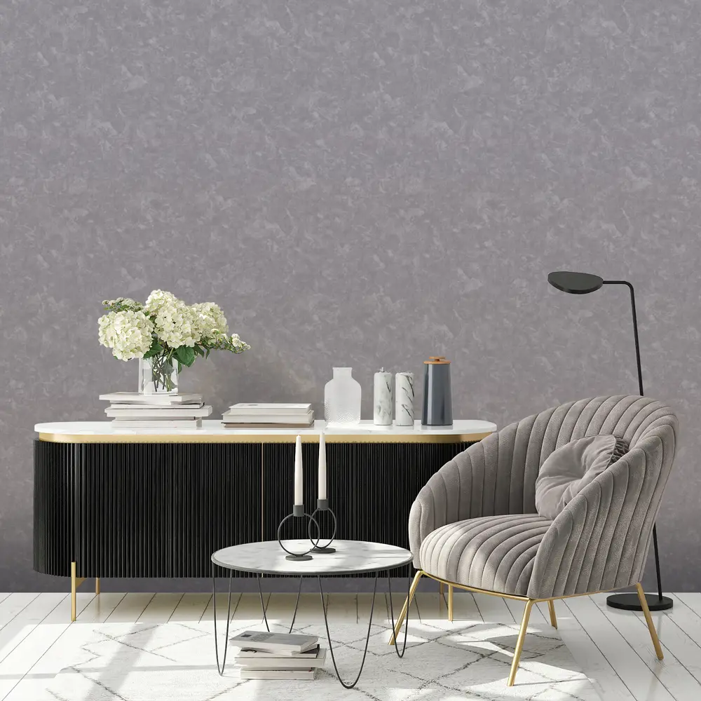 Обои флизелиновые Euro Decor Polo темно-серые 1.06 м ED7134-20 88475875 STLM-2182835 - Вид №2