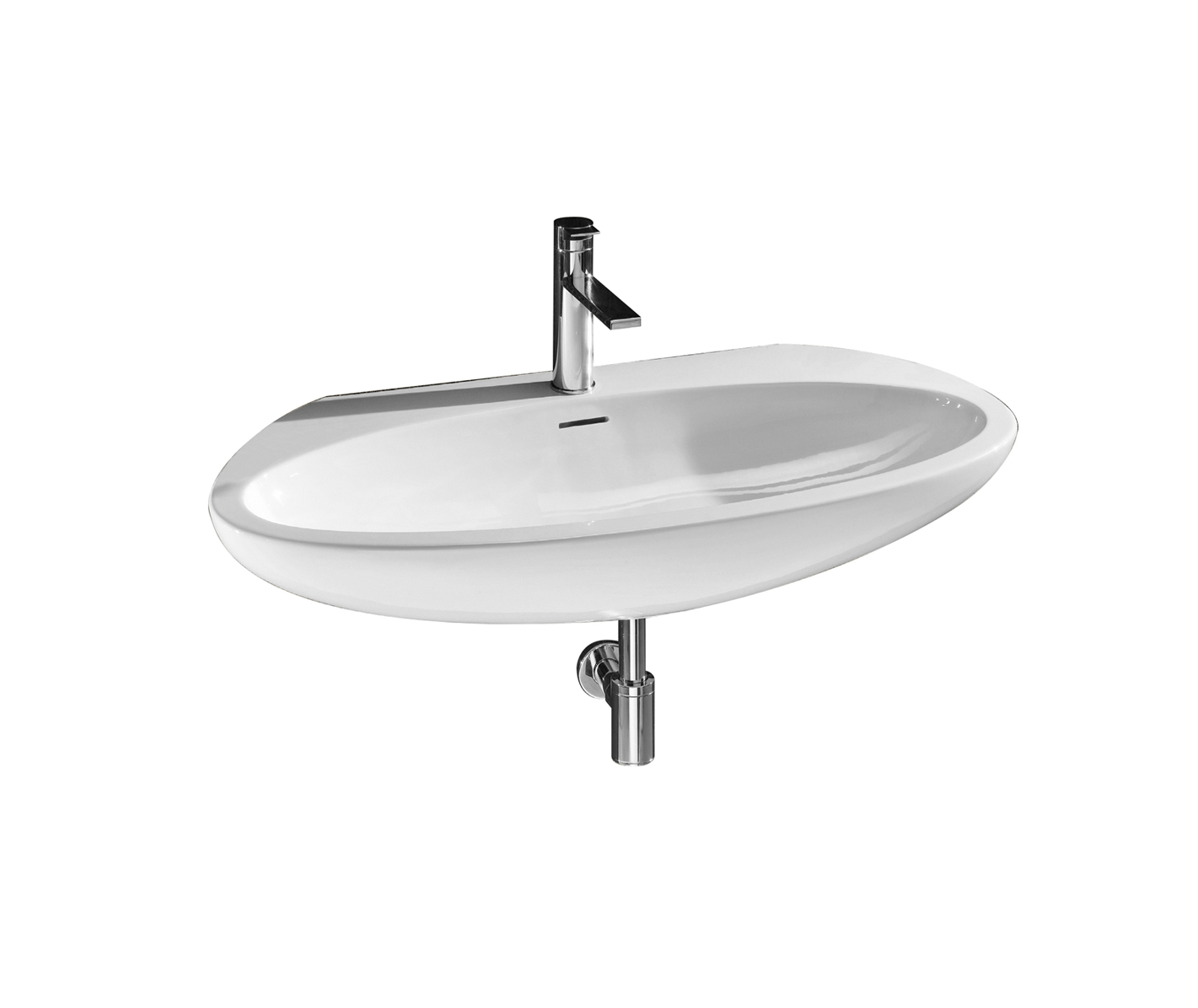 L524T1R1V4.100 Подвесная раковина овальная A. e T. Italia BOLD Белый глянцевый AeT ITALIA