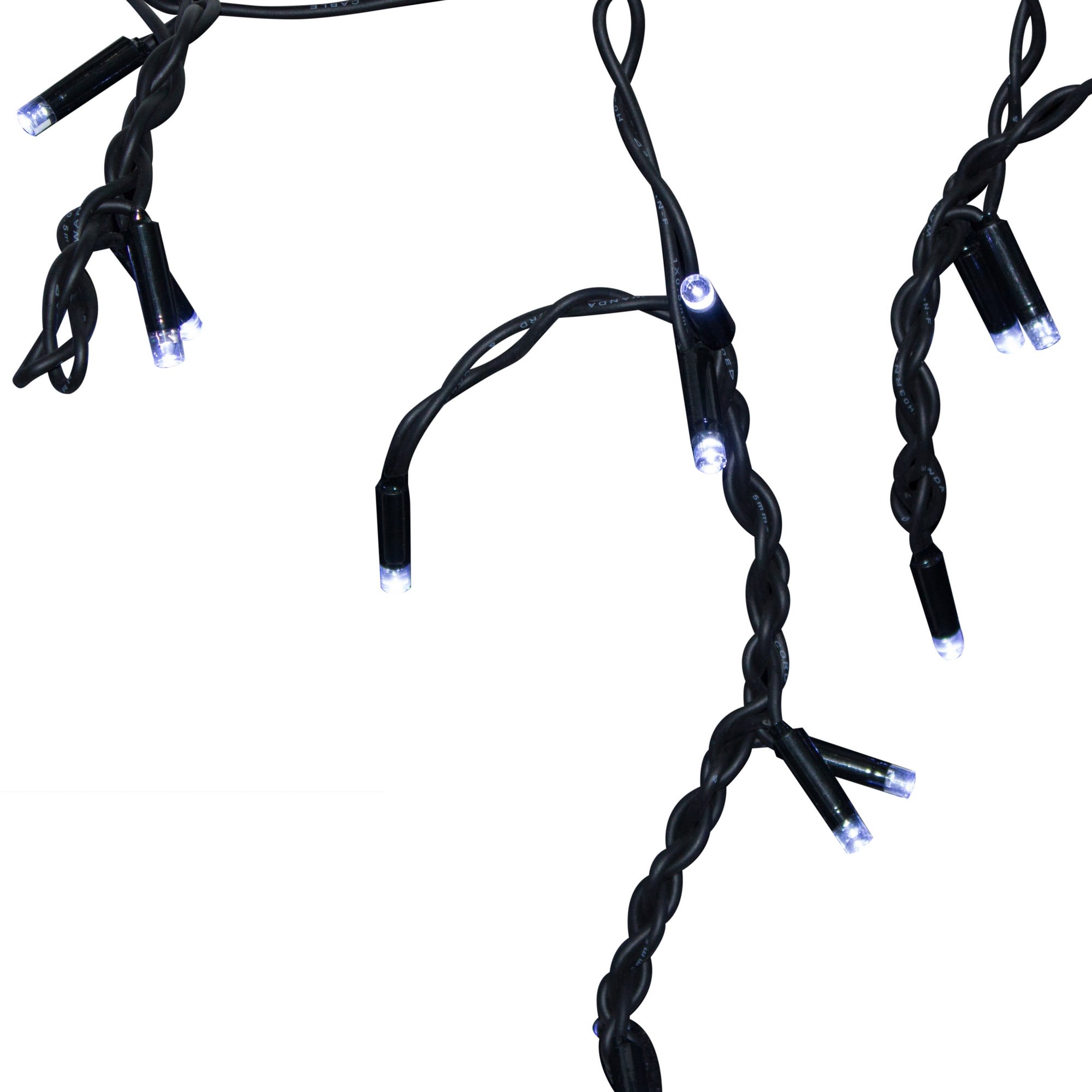 15821645 Электрогирлянда наружная «Бахрома» 2 м 100 LED холодный белый Santreyd  - Вид №3