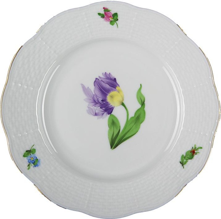 71915 Herend Тарелка пирожковая 15,5см "Китти" (фиолетовая) Фарфор, Керамика 