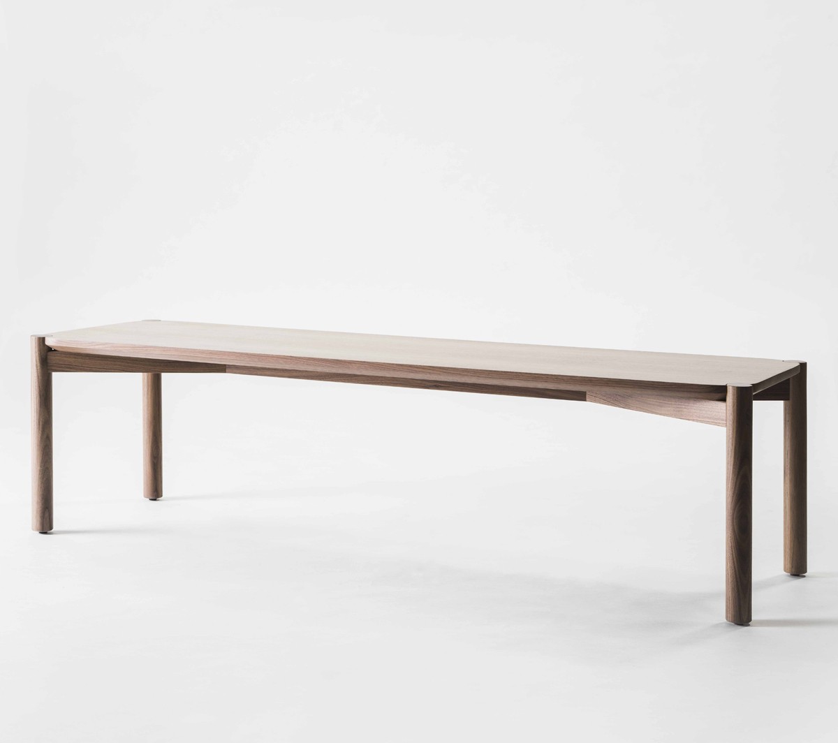 Ex.T Panchina Скамейка из орехового дерева outlet-EXPANCHINANOCE  - Вид №2