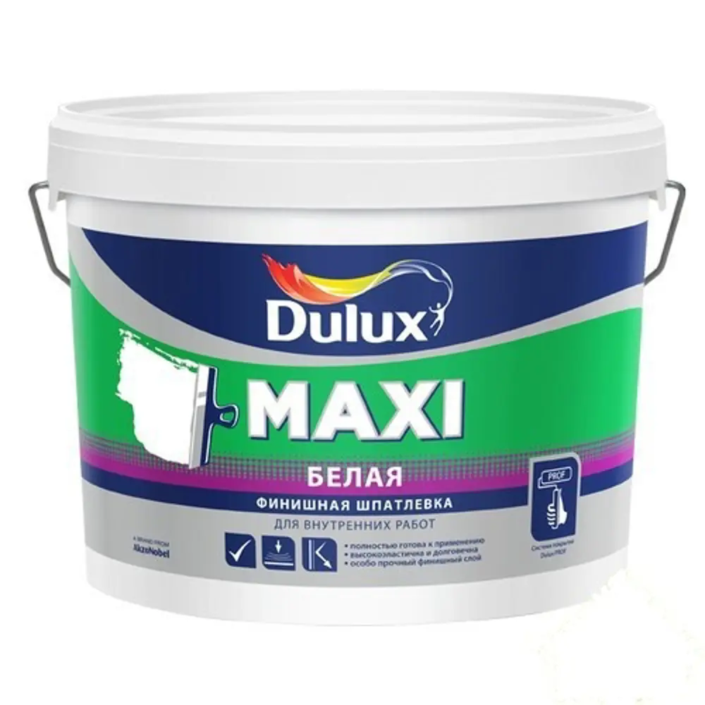 Шпаклёвка мелкозернистая Dulux Maxi 10 л STLM-2024463