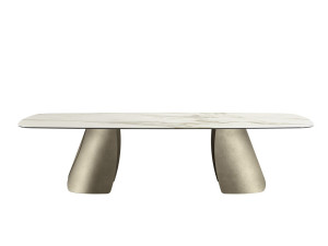 Прямоугольный стол с керамическим верхом