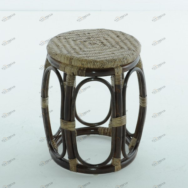 Табурет 39х29 см темный коньяк Calamus Rotan VINOTTI  00-3885355 Коричневый 