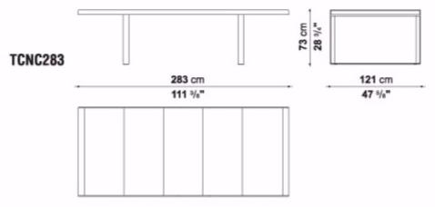 B&B Italia Outdoor Садовый стол со столешницей из керамогранита Canasta '13 sun-id-1468712 - Вид №4