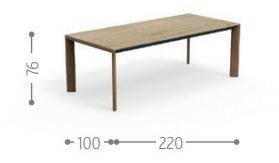 Talenti Прямоугольный обеденный стол Cleo teak Cletp - Вид №5