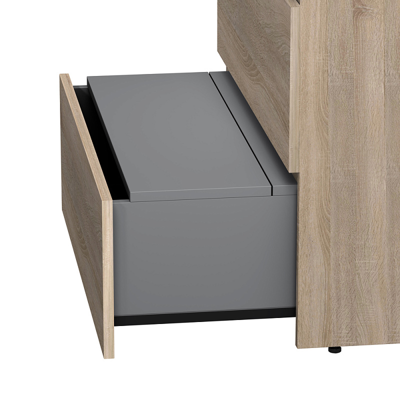 M91FSX0752OF База под раковину напольная 75 см 3 ящика светлый дуб AM.PM Gem S  - Вид №5