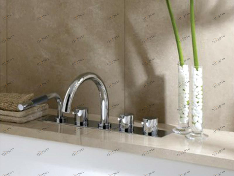 VOLA Комплект для ванны на 5 отверстий с ручным душем sun-id-1351664