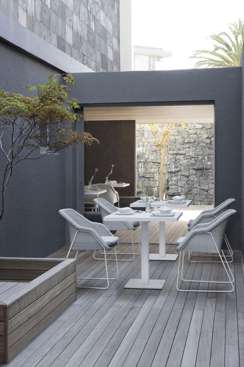 MNST1244 Обеденный стол pa lava 60см x 60см Manutti Napoli - Вид №2