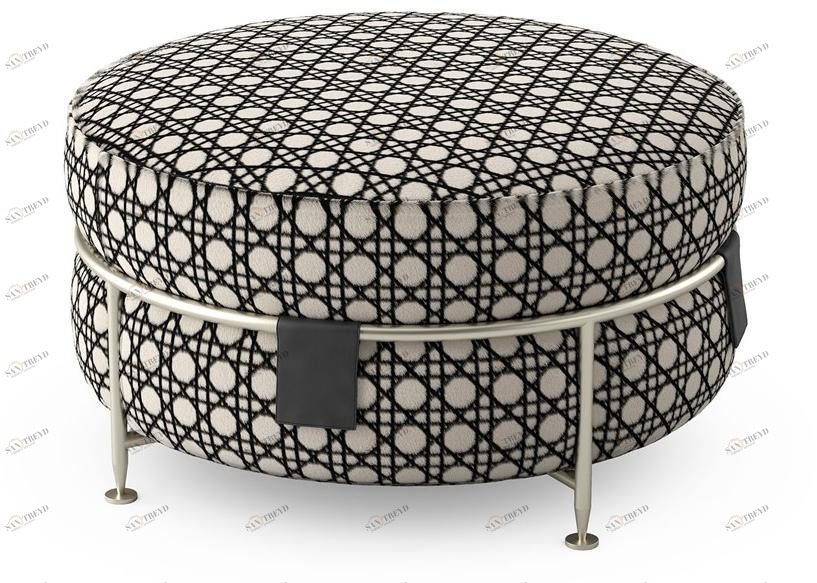 Sicis Круглый пуф из ткани Amaretto sun-id-1397923