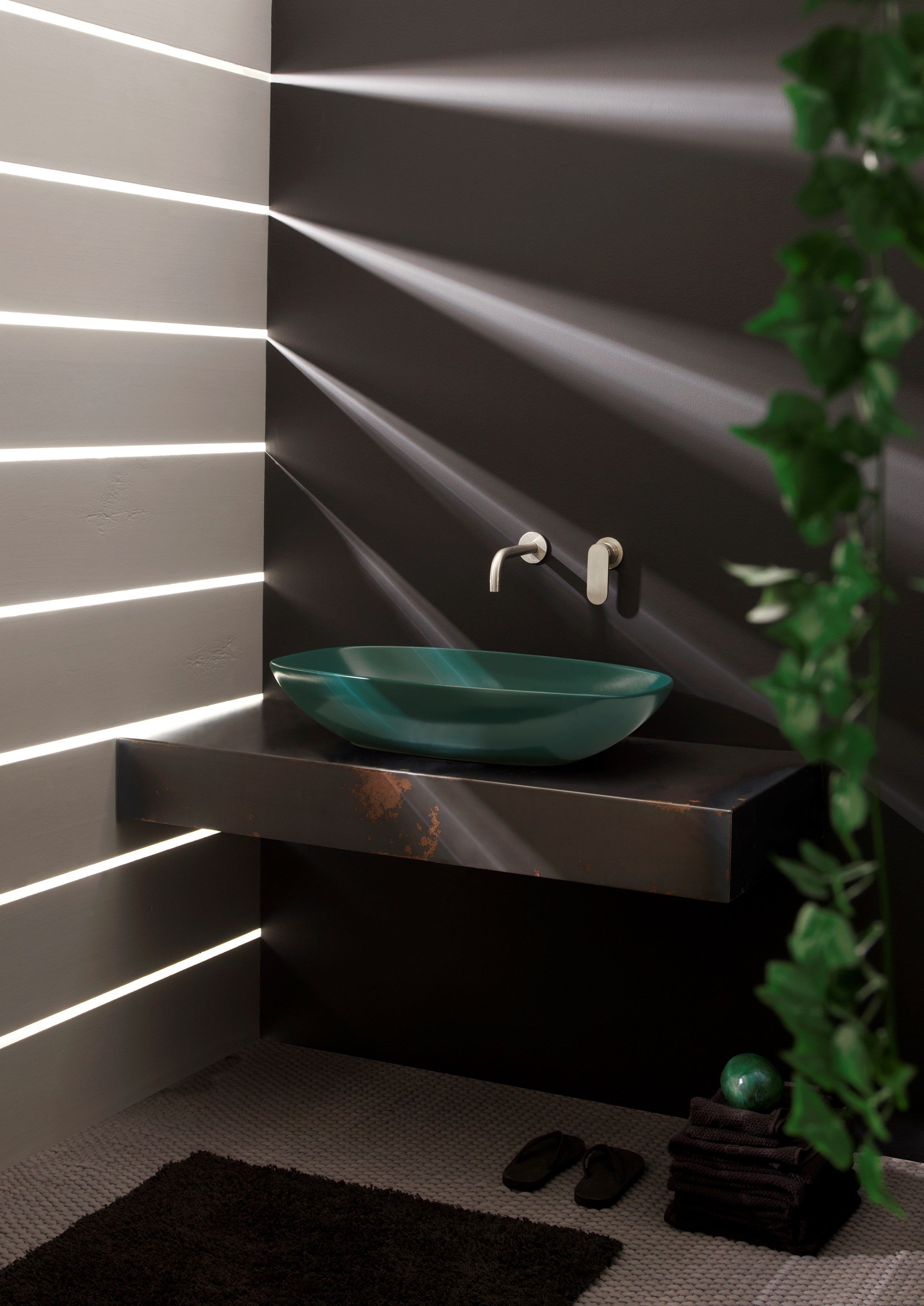 Керамическая овальная подвесная раковина Ceramica Flaminia обнаженная ARCH-00116423 - Вид №1