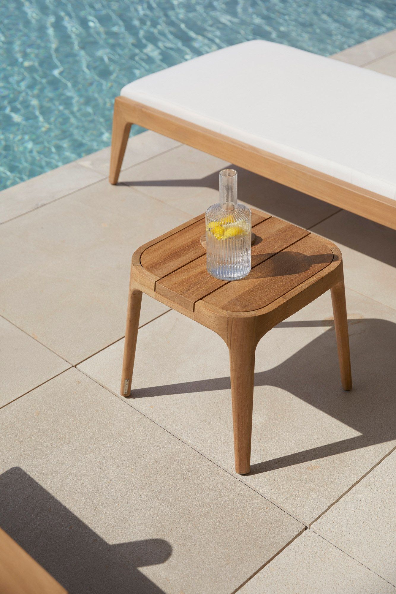 Квадратный стол из тикового дерева POINT Paralel ARCH-00122811 - Вид №3