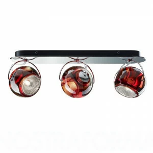 Настенный/Потолочный светильник D57G2503 от Fabbian FABBIAN ДИЗАЙНЕРСКИЕ 244032 Хром;красный