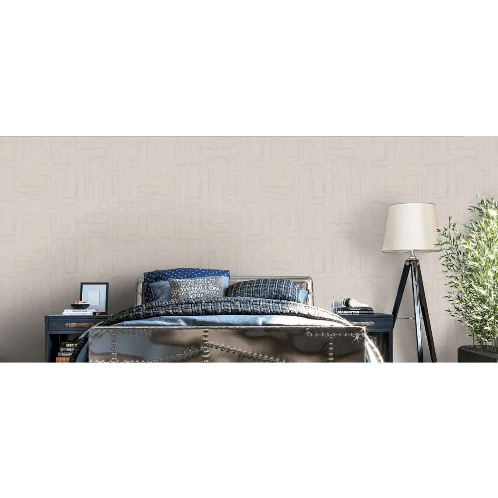 Обои флизелиновые Vog Collection Essen серые 1.06 м W72231-42 STLM-2148713 - Вид №2