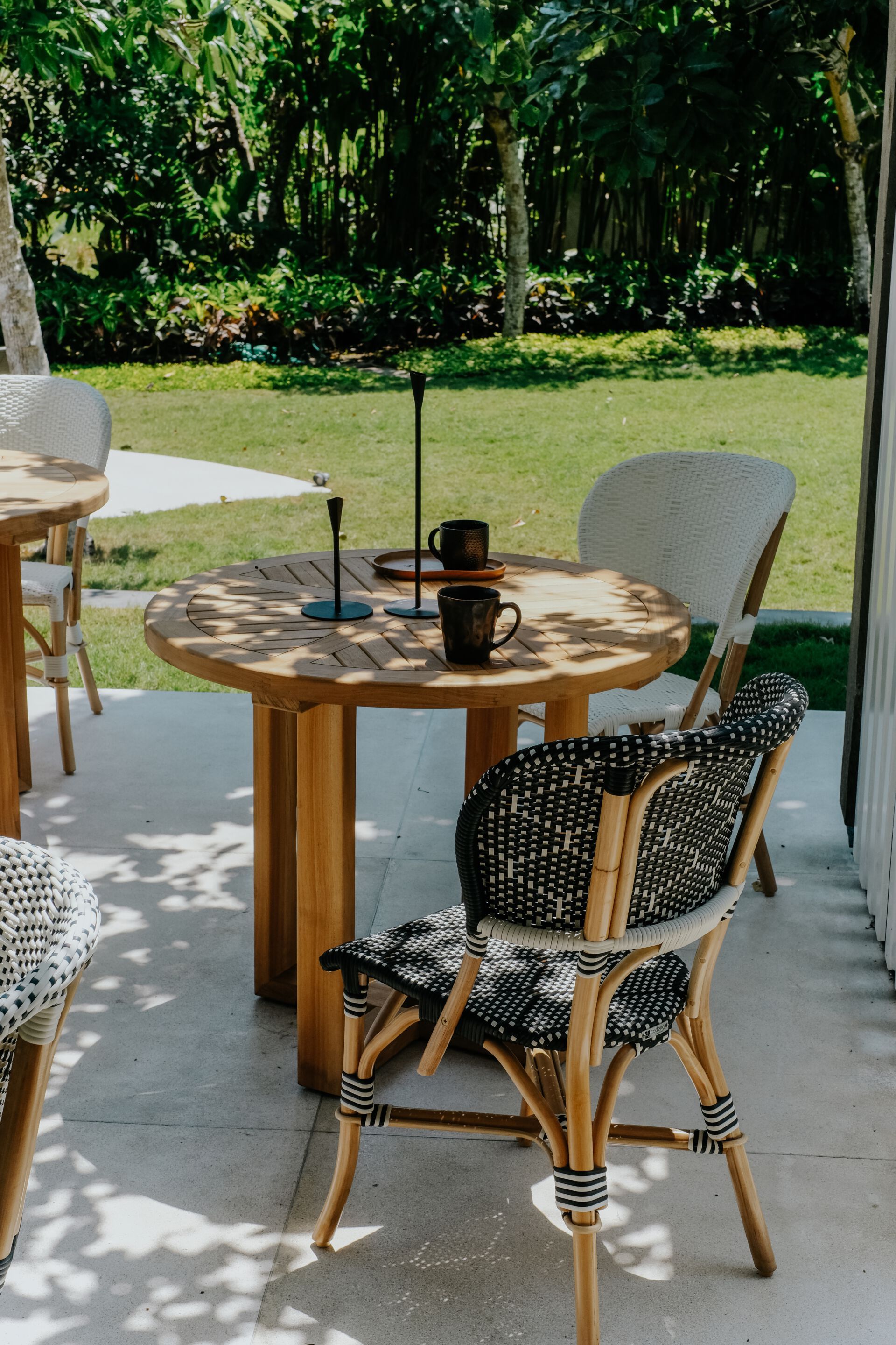 Ротанг сад стул с открытой спинкой cbdesign бистро ARCH-00150703 - Вид №18