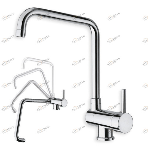 CRIKT501 Смеситель для кухни под окном с правым рычагом Cristina Rubinetterie 