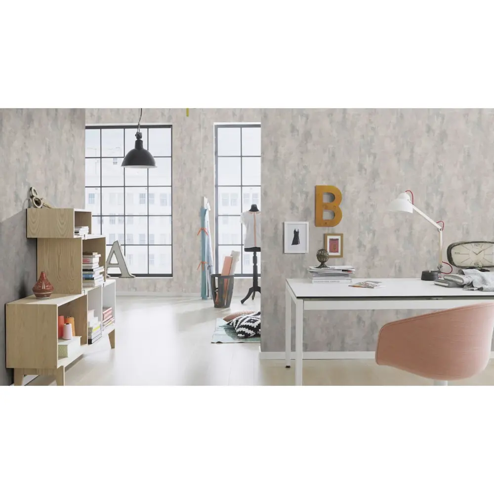 Обои флизелиновые Rasch Selection Vinyl Vlies серые 0.53 м 418248 18329488 STLM-2202208 Selection Vinyl/Vlies - Вид №4