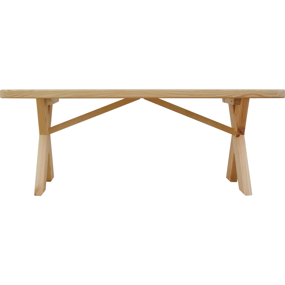 Скамья сосна 1200x330x460 мм натуральная Santreyd нет STLM-2034247 - Вид №1