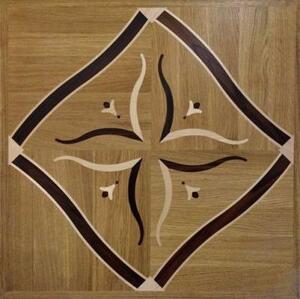 Художественный паркет Da Vinci Щитовой 26-276 Дуб (Гладкая) 500х500 мм.