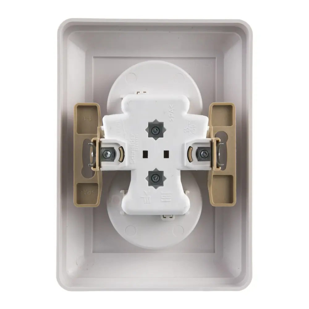 Розетка Schneider Electric W59, 2 разъема, цвет белый 14534476 STLM-2095632 - Вид №1