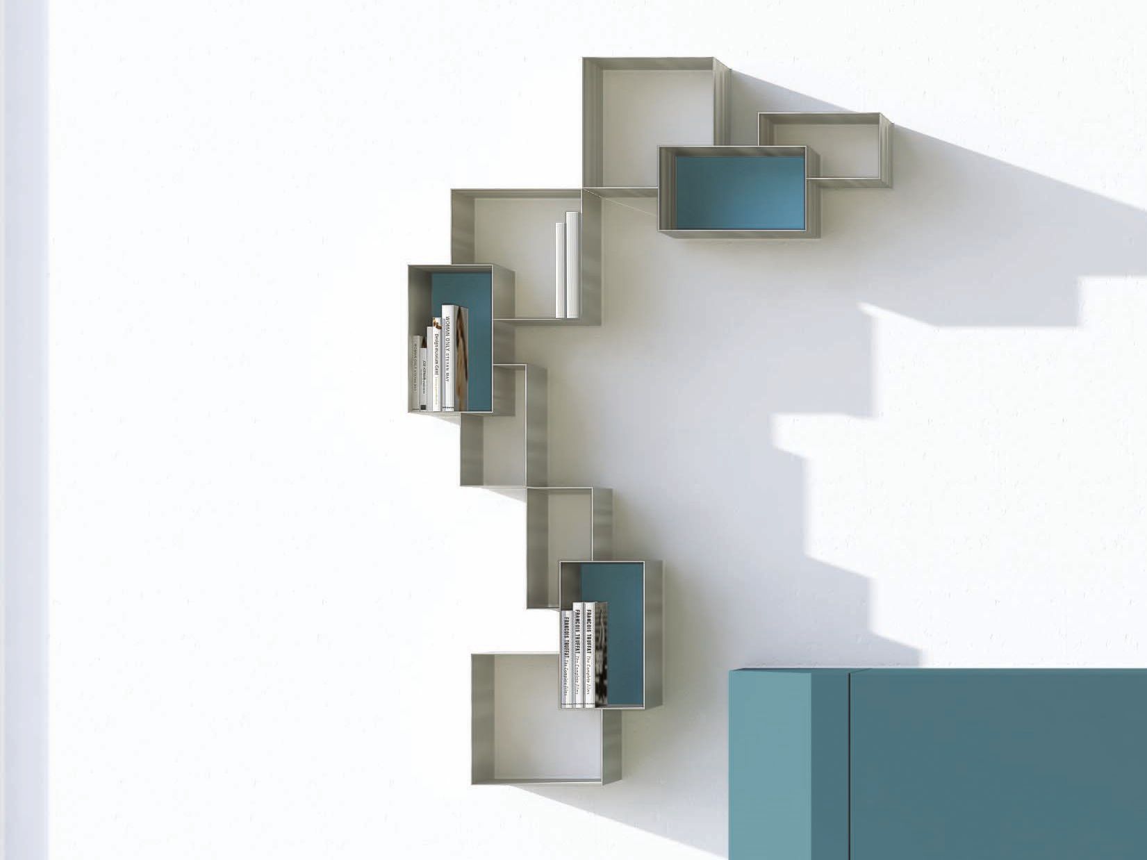 Металлическая секционная настенная Книжная полка Voltan Young ARCH-00043218 - Вид №4