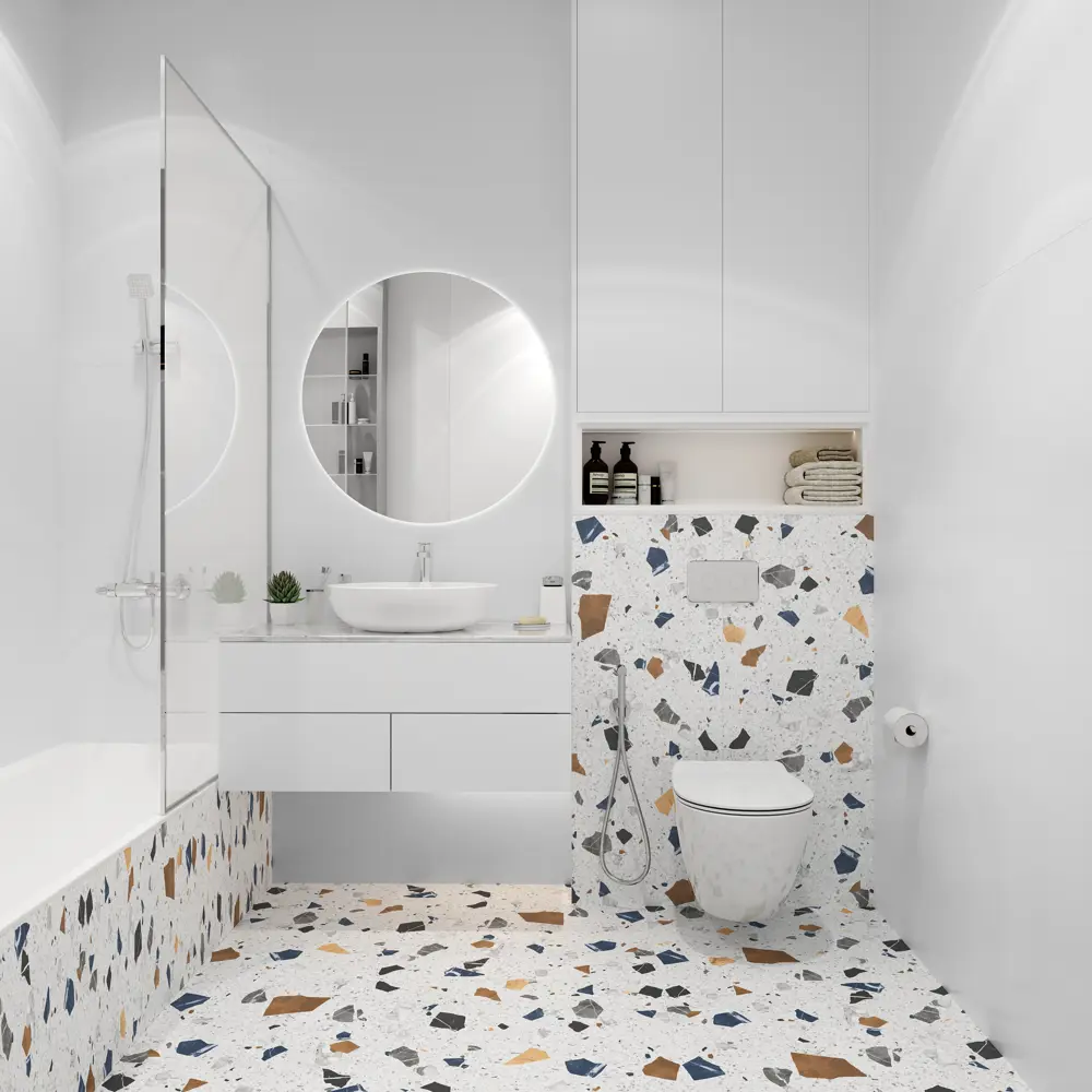 Керамогранит INCOLOR Azteca матовый белый 60х120 см 87204737 STLM-0073449 - Вид №3