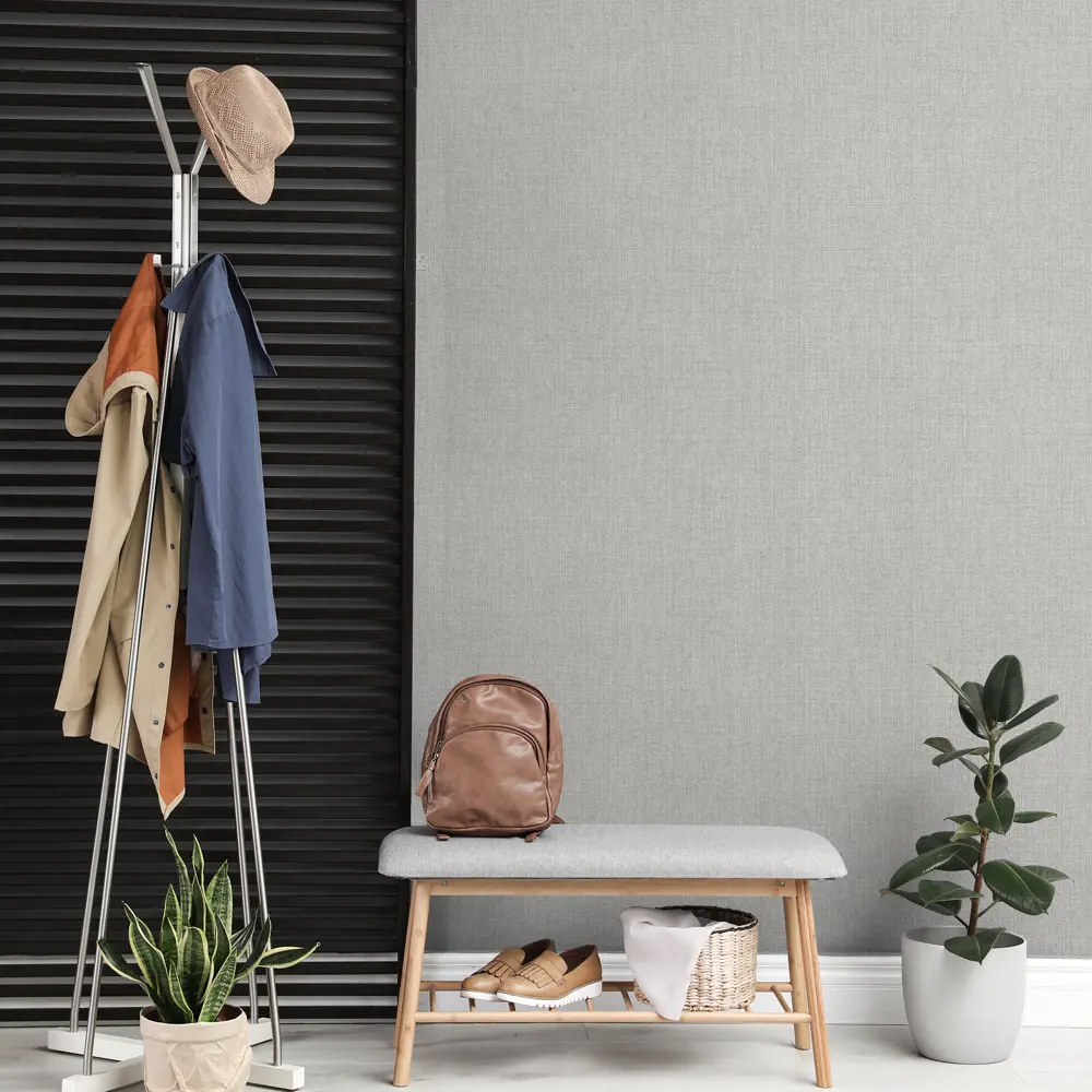 Обои Palitra Family Modulis серые флизелиновые для стильного интерьера 83533984 STLM-0816902 - Вид №2