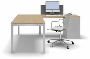 Bralco Прямоугольный угловой стол из дуба Gate